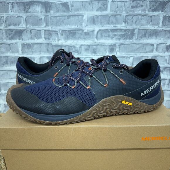Merrell Trail Glove 7 Barefoot Sea Blue Vibram J067837 Mens Size 14 - Picture 1 of 10